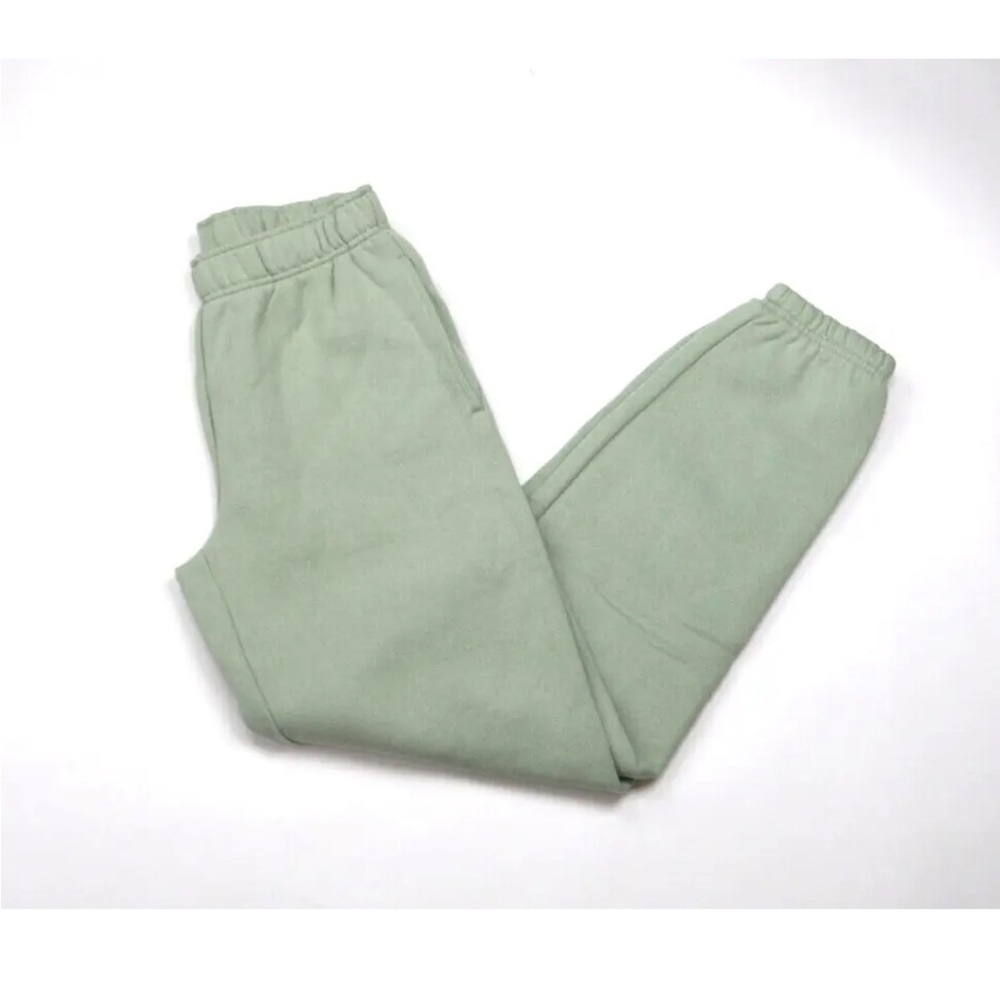 Aritzia Cozy Fleece Boyfriend Sweatpant - Silver Sage - Medium